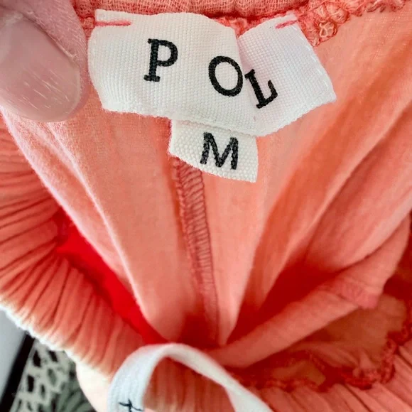 POL Coral Lace Trim Pants - Picture 2 of 10